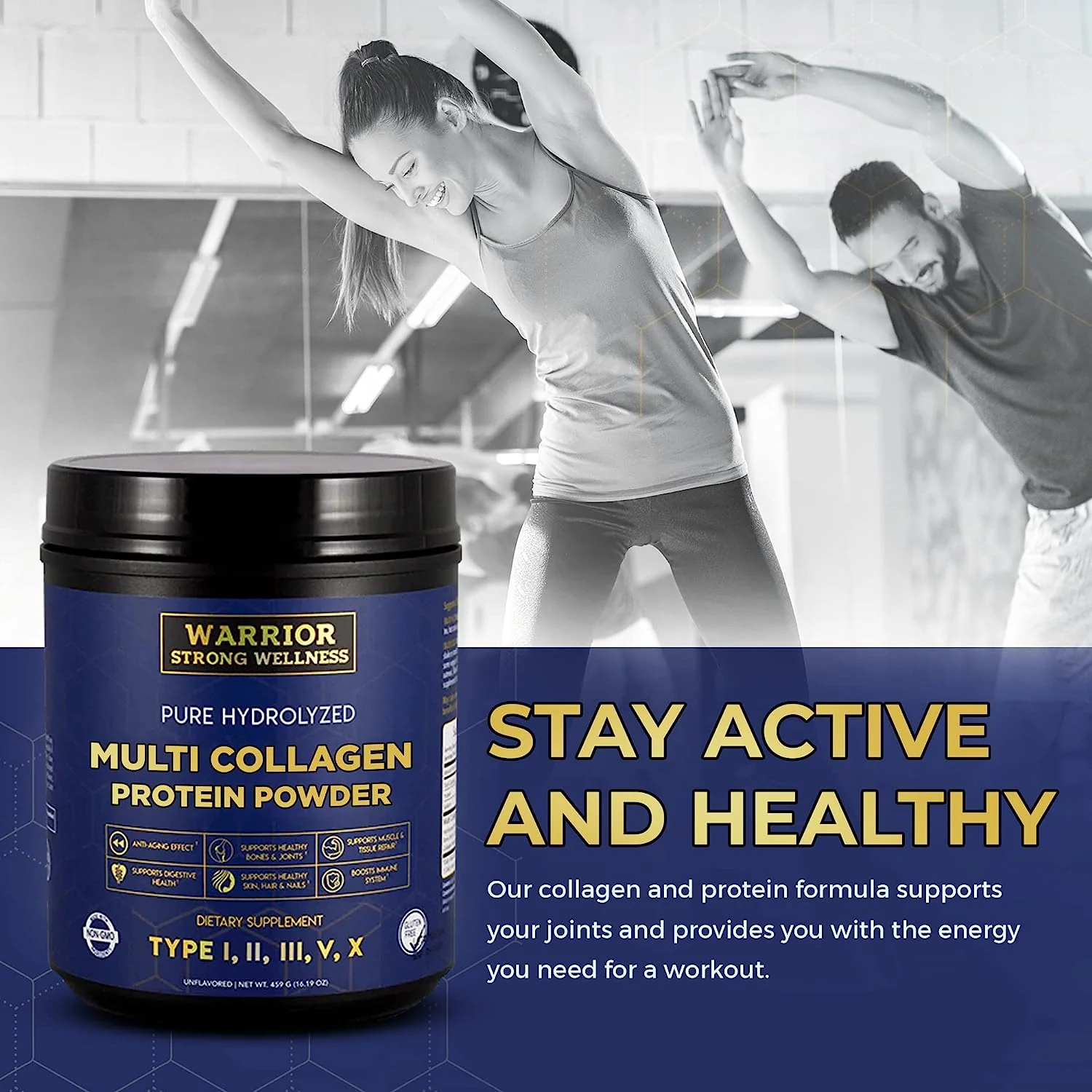 Pure Hydrolyzed Multi Collagen Protein Powder - Image 4