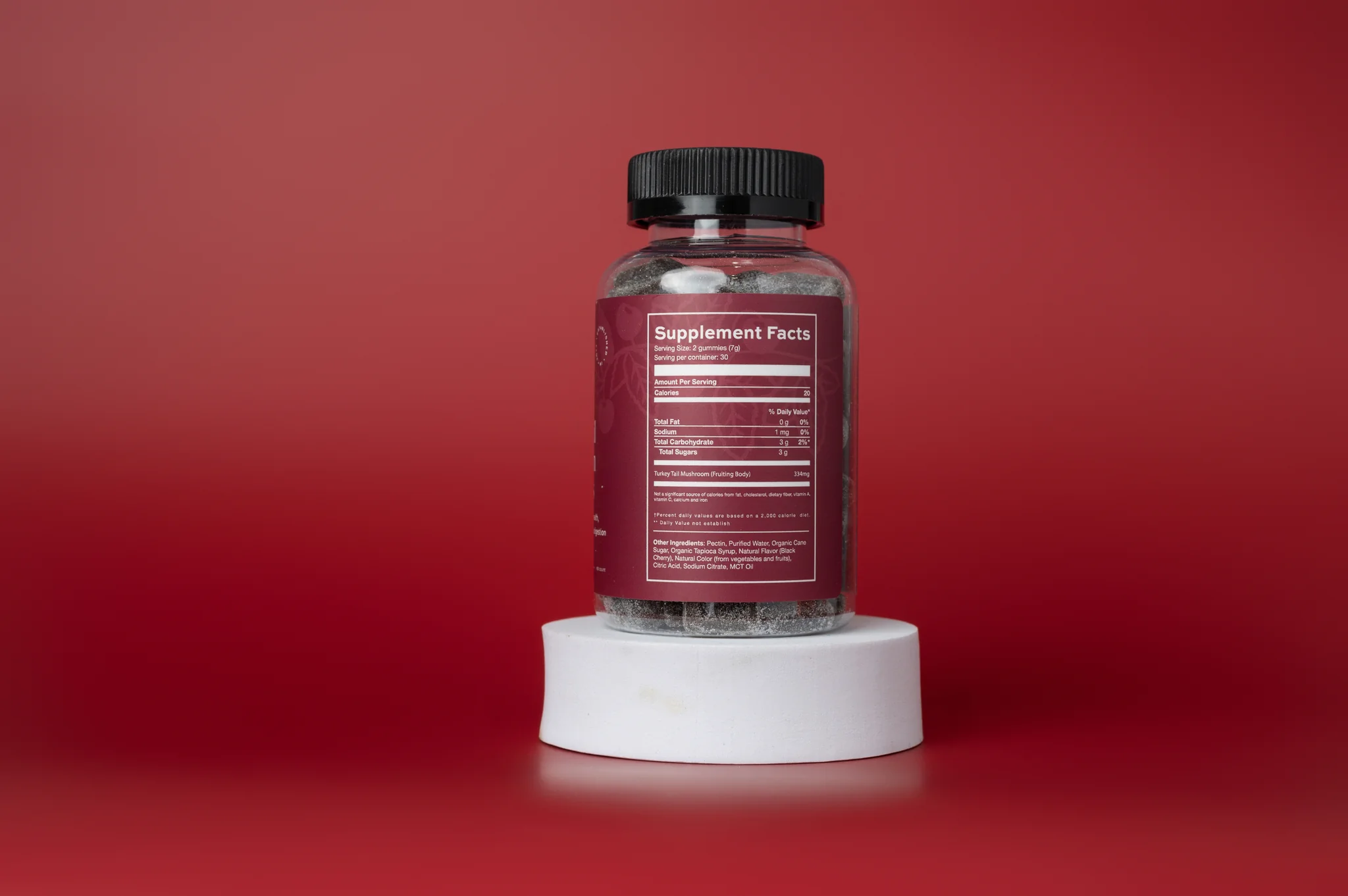 Turkey Tail Mushroom Gummies with Fruiting Body Mushroom Extract - Image 4
