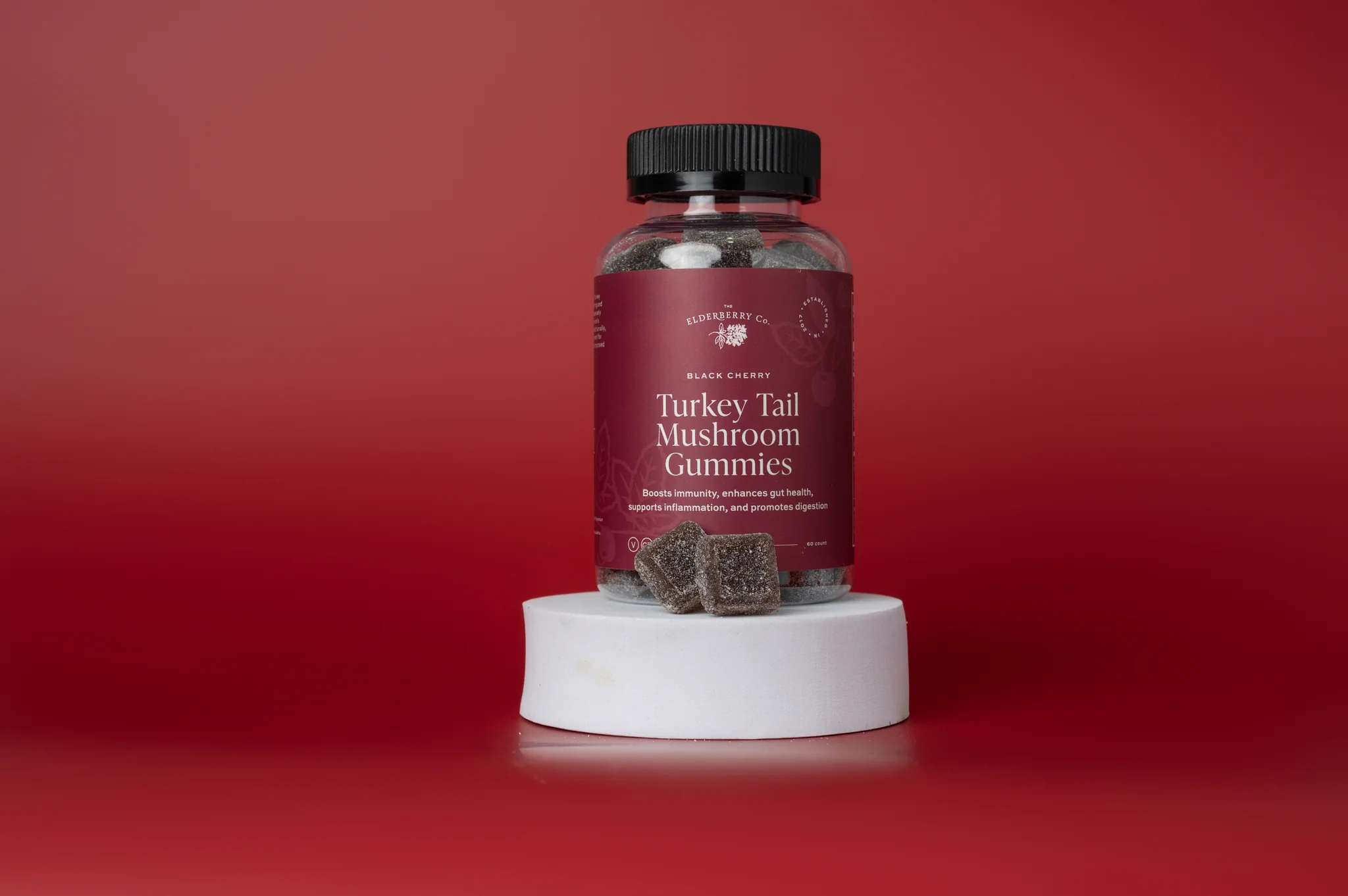 Turkey Tail Mushroom Gummies with Fruiting Body Mushroom Extract - Image 5
